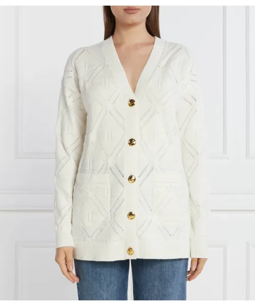

Кардиган Regular fit Elisabetta Franchi, белый