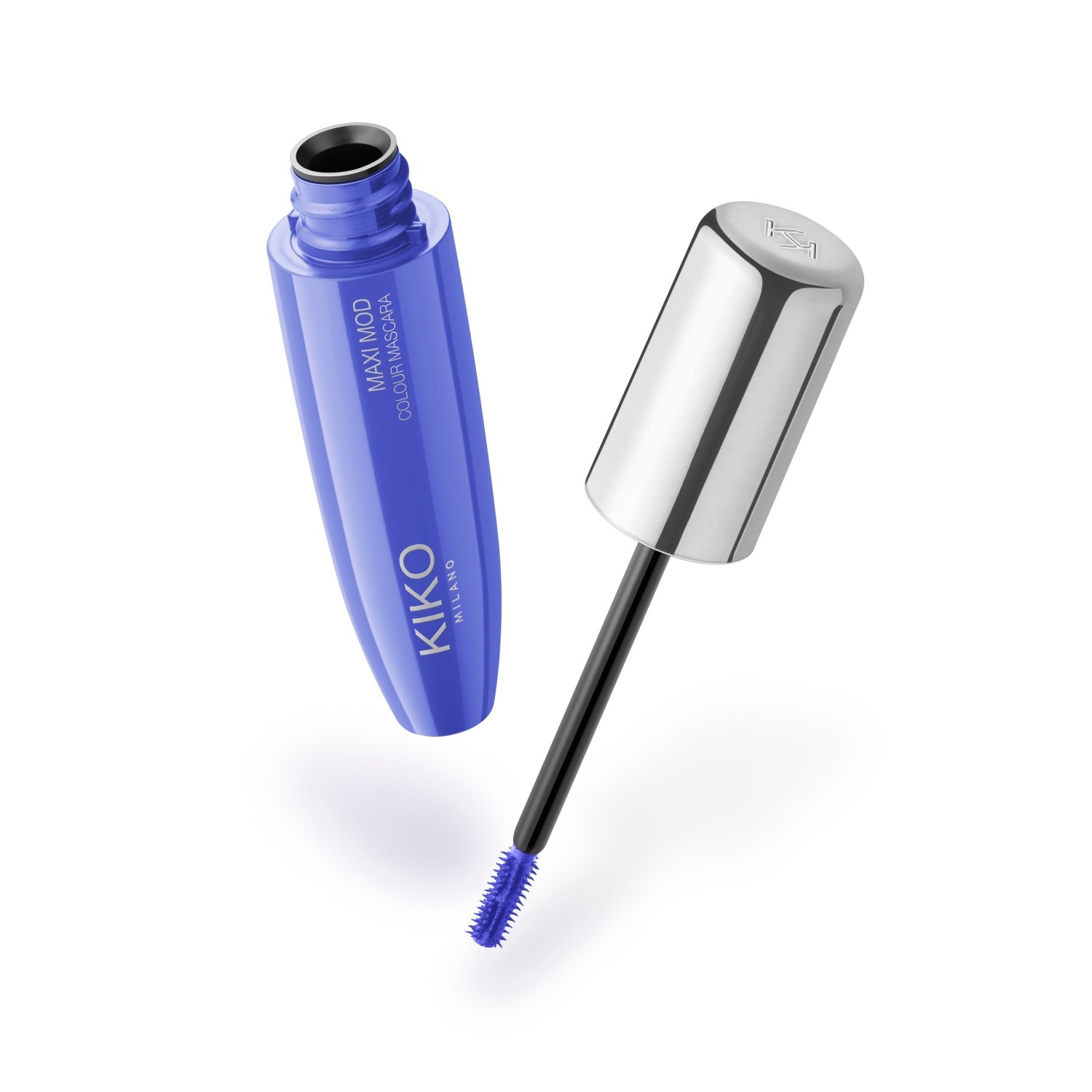 Тушь для ресниц maxi mod colour Kiko Milano, 01 electric blue, объем 12 мл — фото 3