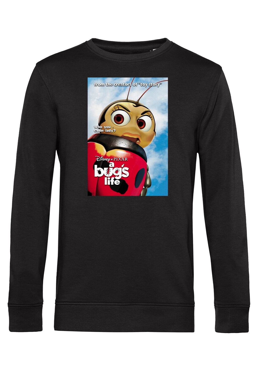 

Толстовка A BUG'S LIFE NOT A LADY POSTER Disney, черный