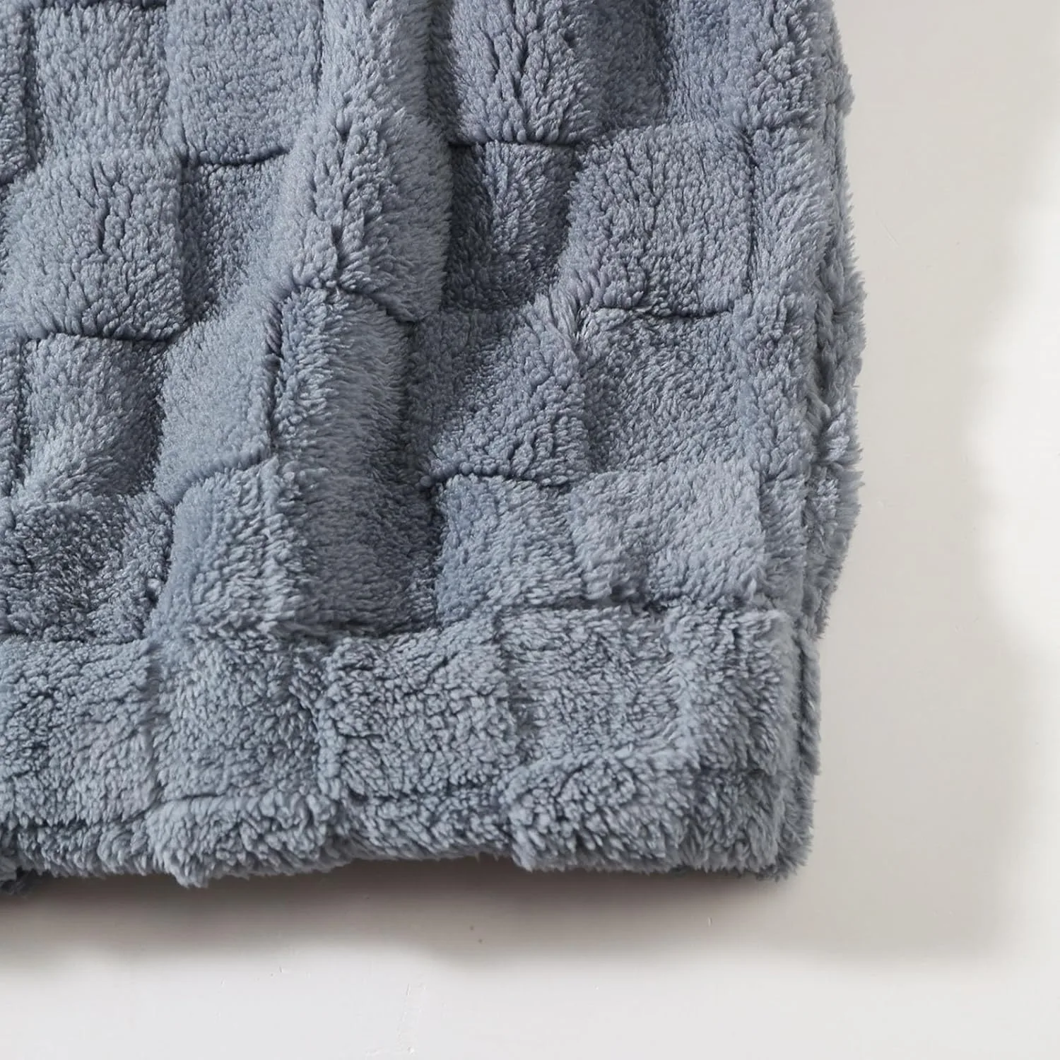 Толстовка с капюшоном Fleece Sherpa Pullover 3D Grid с карманами — фото 3