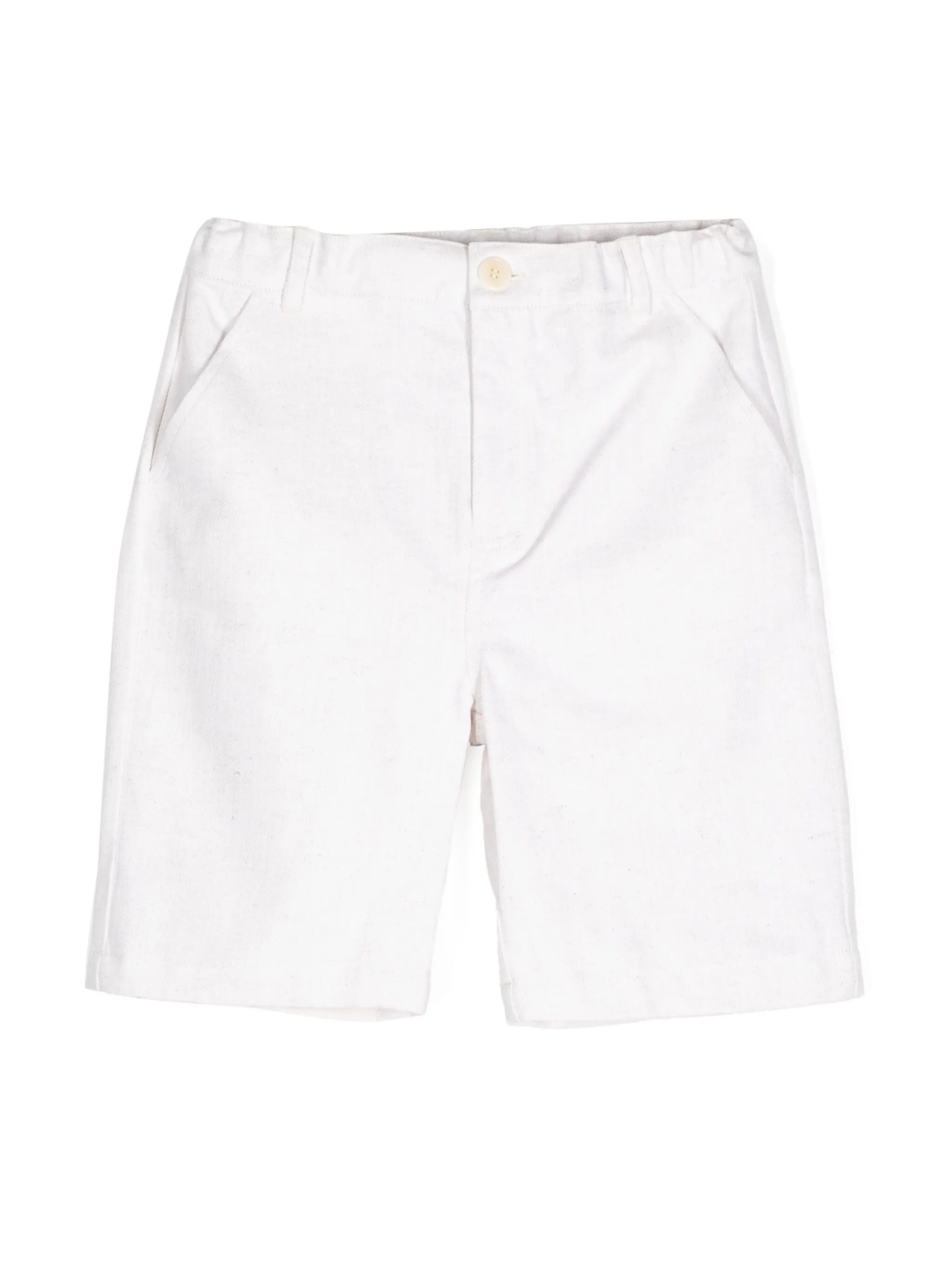 

Прямые шорты с эластичным поясом Kindred, белый