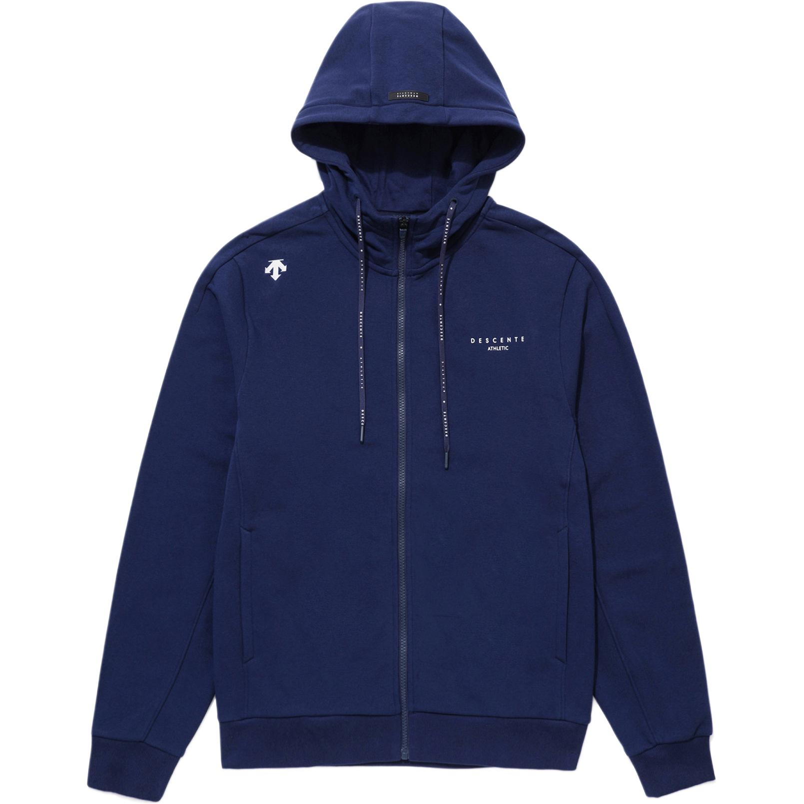 

Спортивный стиль оверсайз худи Cloud Sweat унисекс DESCENTE, темно-синий