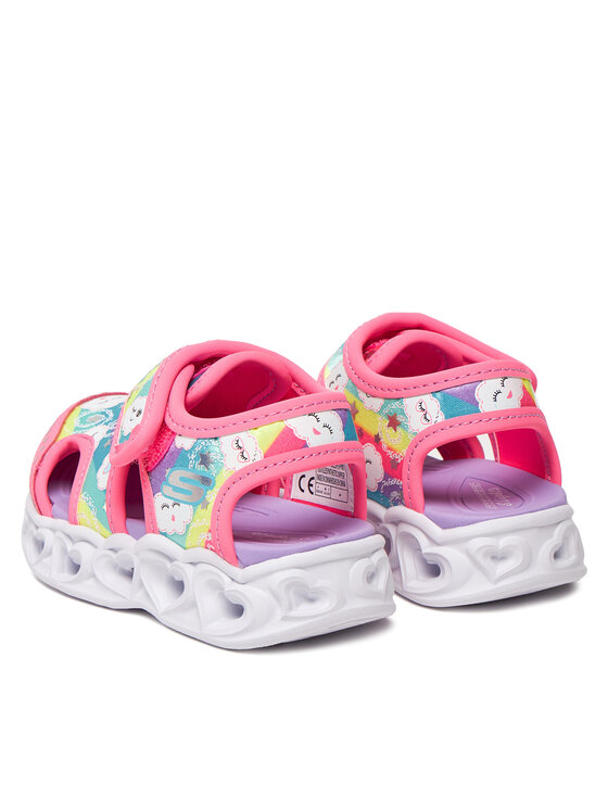Сандалии Heart Lights Sandals-Cutie Clouds 302977N/HPMT Skechers, розовый — фото 3