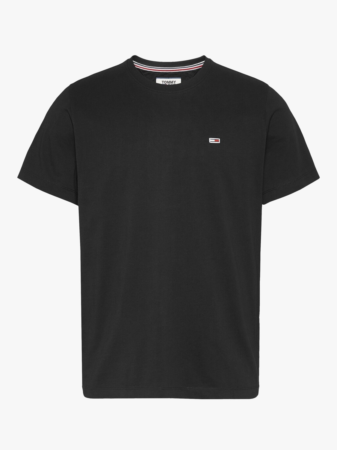 Футболка с круглым вырезом Tommy Jeans, черная — фото 4