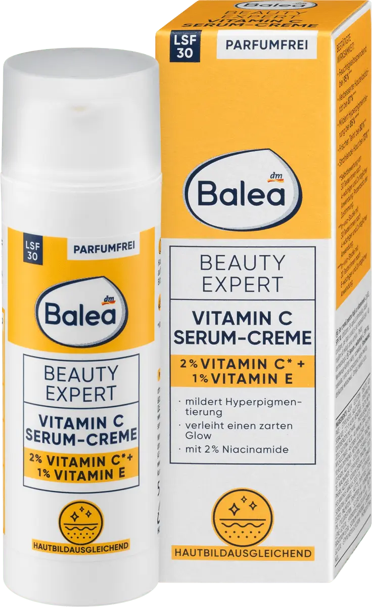 

Сыворотка для лица Beauty Expert Крем-сыворотка с витамином С SPF 30 500мл Balea