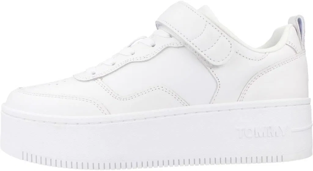 Кроссовки Tommy Jeans Adhesive Strip Flatform White — фото 2