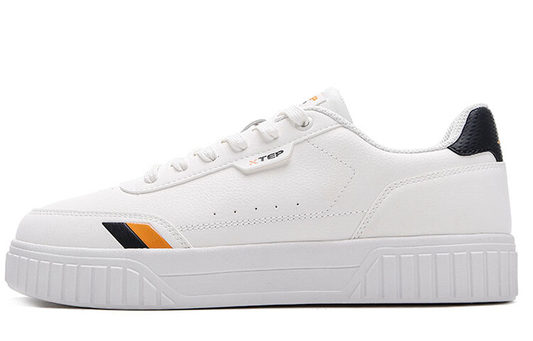 

Кроссовки XTEP Skateboarding Shoes Men Low-top White Black, белый