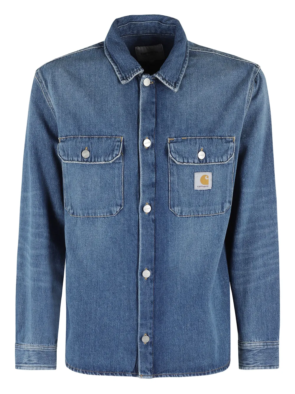 

Куртка-рубашка Harvey на пуговицах CARHARTT WIP, синий