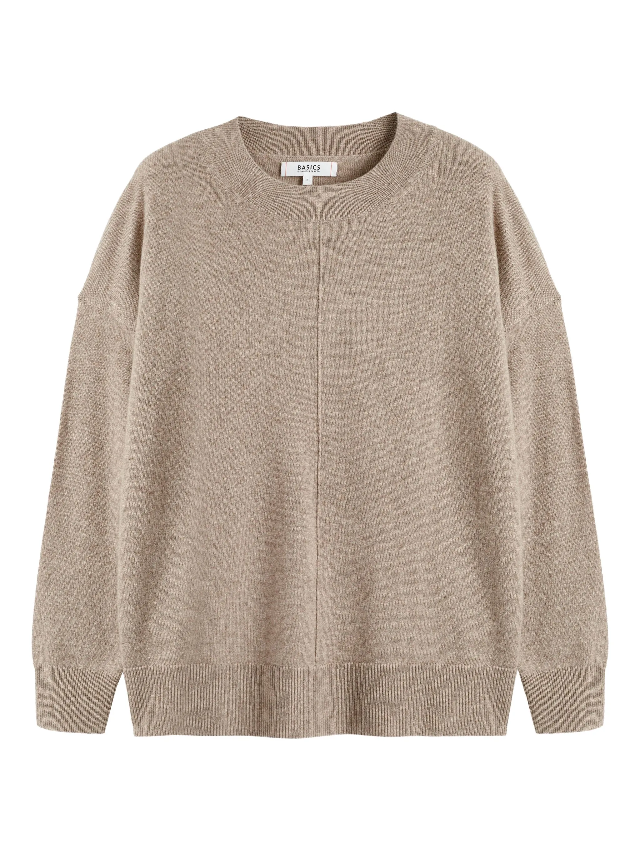 

Свитер с декоративными швами Chinti & Parker, бежевый