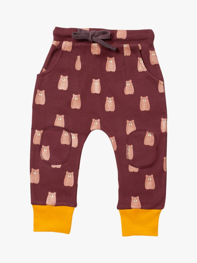 

Детские джоггеры из органического хлопка с медвежонком Little Green Radicals