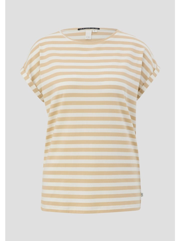 

QS Футболка цвета 81G0_бежевый