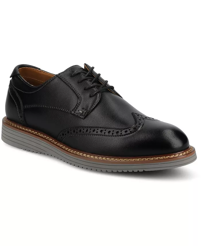 

Мужские классические туфли Lorenzo Comfort Wingtip Vance Co., черный