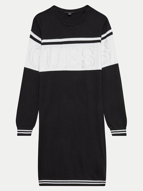 

Трикотажное платье regular fit Guess, черный