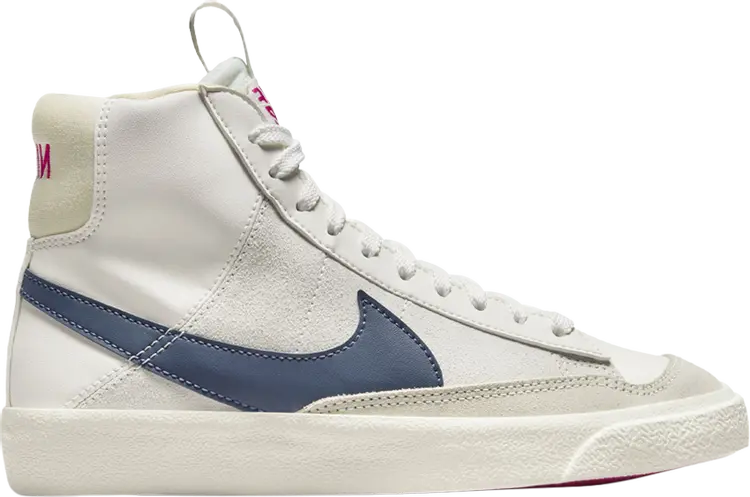 

Кроссовки Blazer Mid '77 GS 'Sail Diffused Blue', кремовый