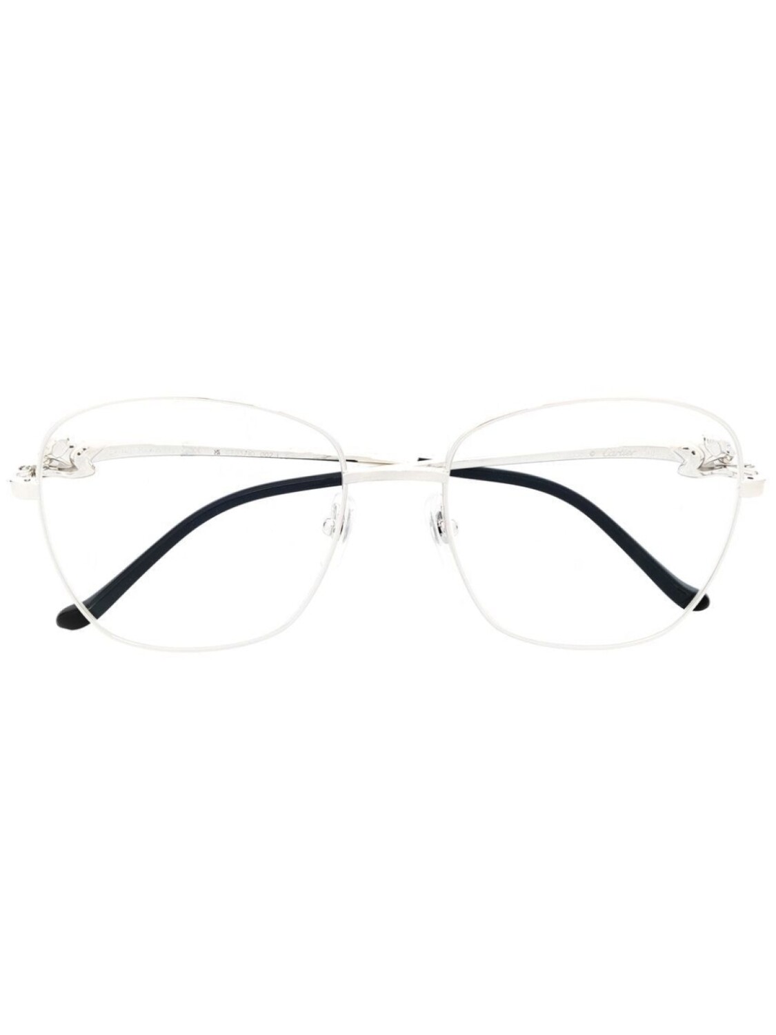 

Cartier Eyewear очки в круглой оправе, серебристый