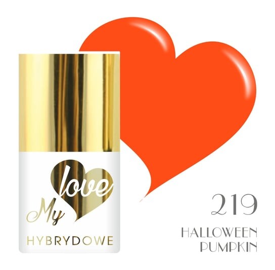

Гибридный лак для ногтей Mylove UV/Led 219 «Хэллоуин тыква», SUNFLOWER