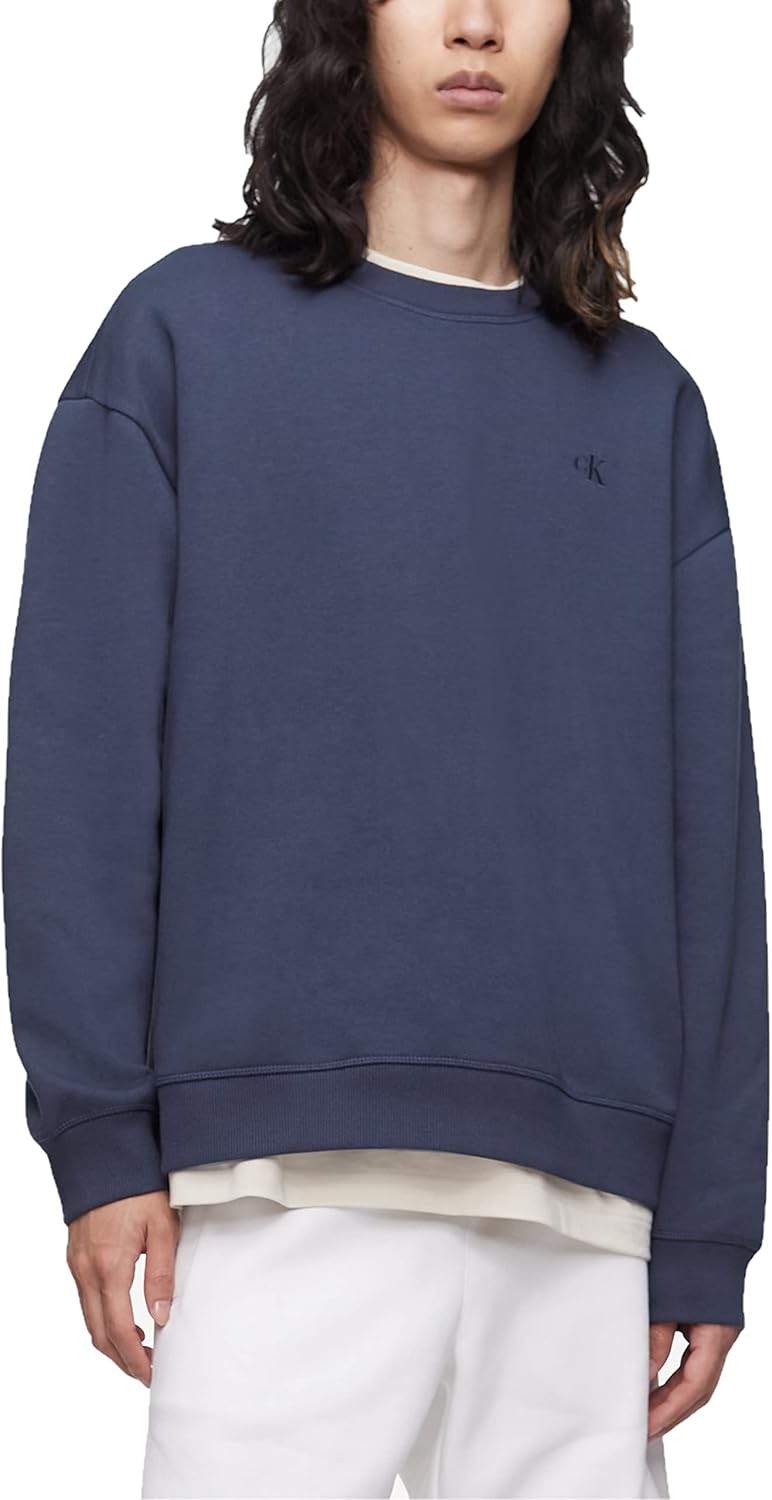 

Мужской мягкий свитер для гольфа Calvin Klein Tour с круглым вырезом, Ink