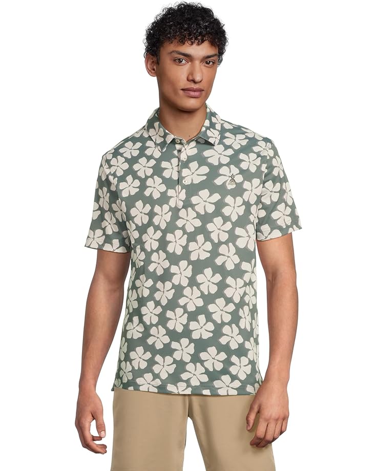 

Рубашка поло Chubbies The Daisy Chain (Range Polo), цвет Olive - Pattern Based