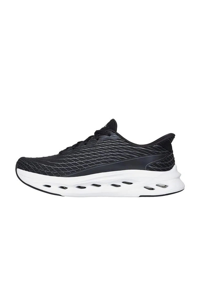 Кроссовки мужские, максимальная амортизация, Glide-Step Skechers, белый/черный — фото 2
