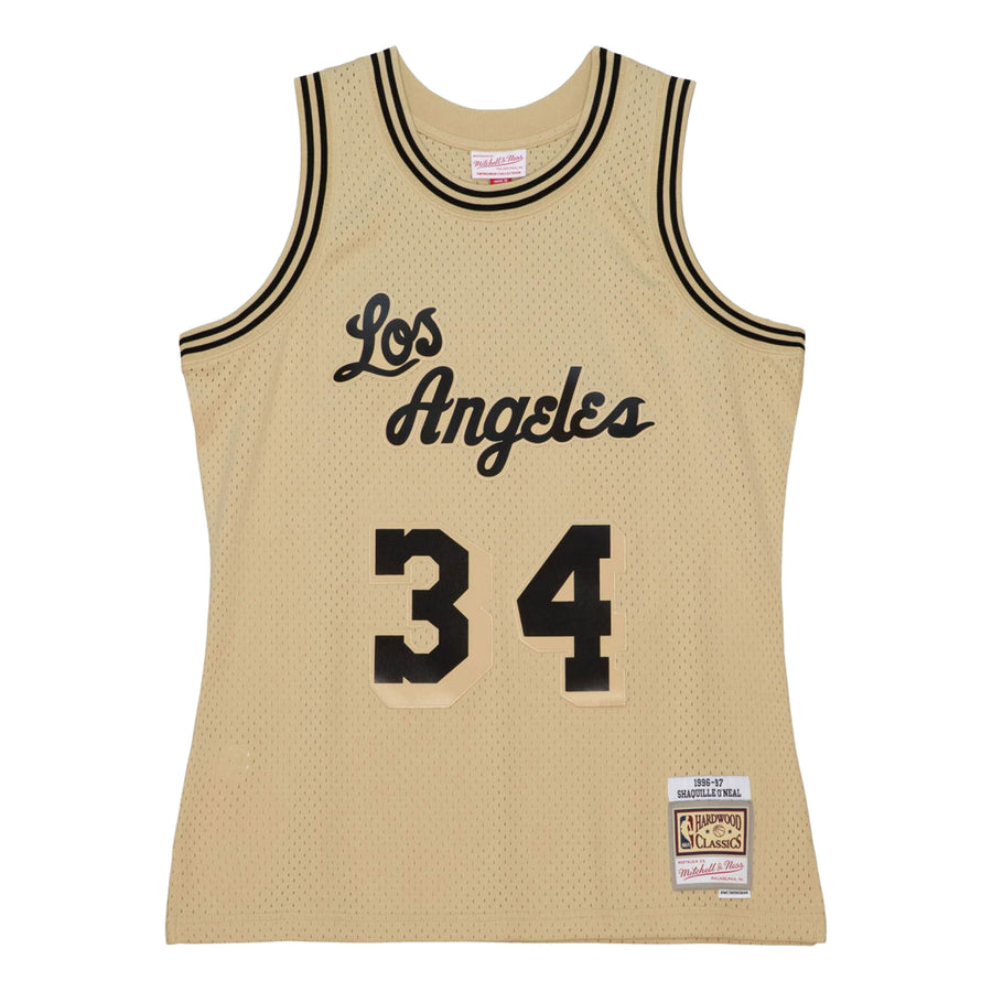 

Джерси Mitchell & Ness x NBA Los Angeles Lakers 1996-97 Swingman Jersey 'Shaquille O'neal 34', золотой