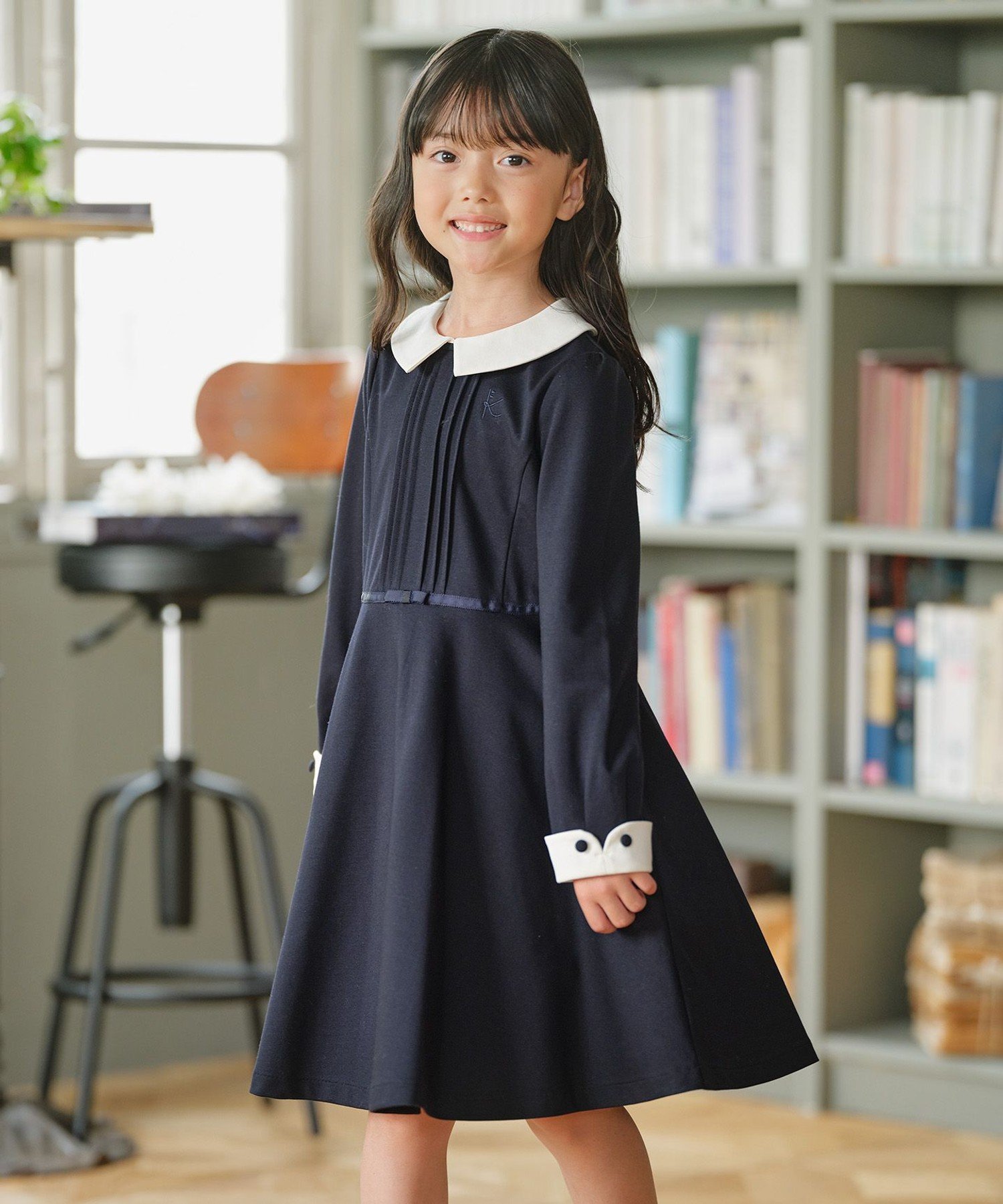[110-140 см] Платье КУМИКИОКУ ТЕМНО-СИНОЕ Kids Suite, Navy [075]