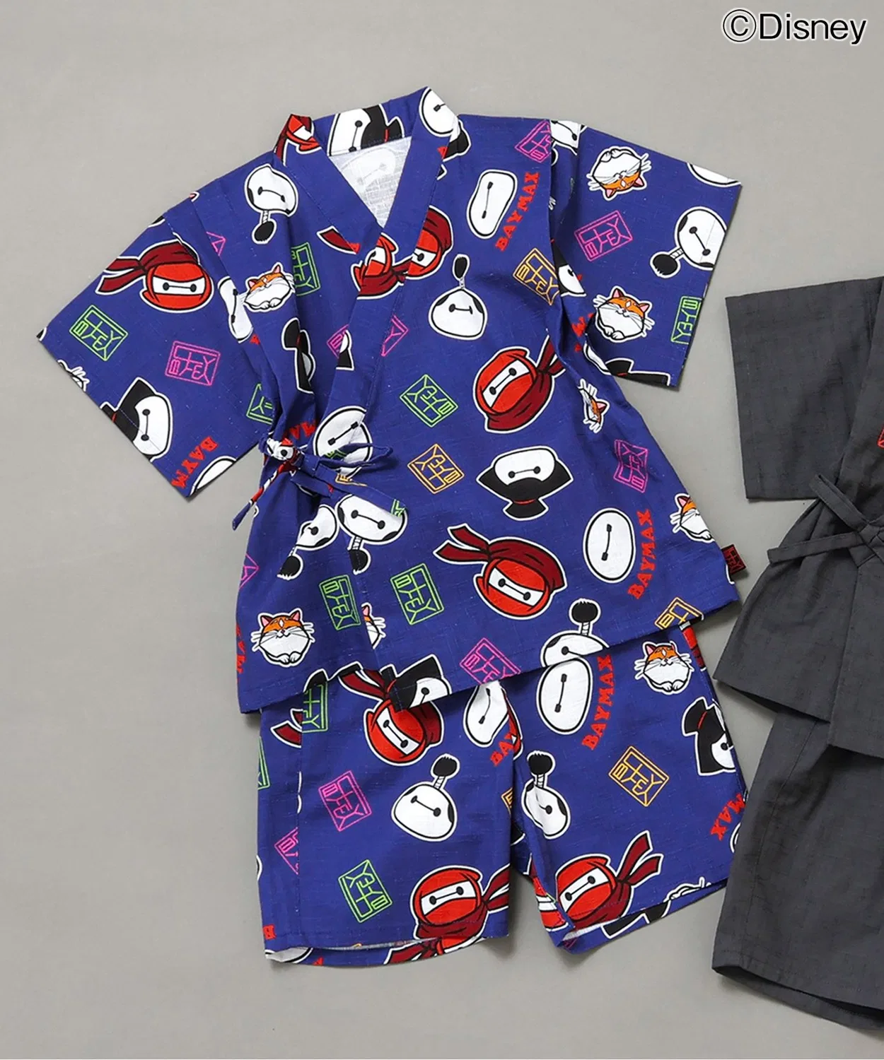 Детская пижама юката Baymax, Бэймакс, тёмно-синяя