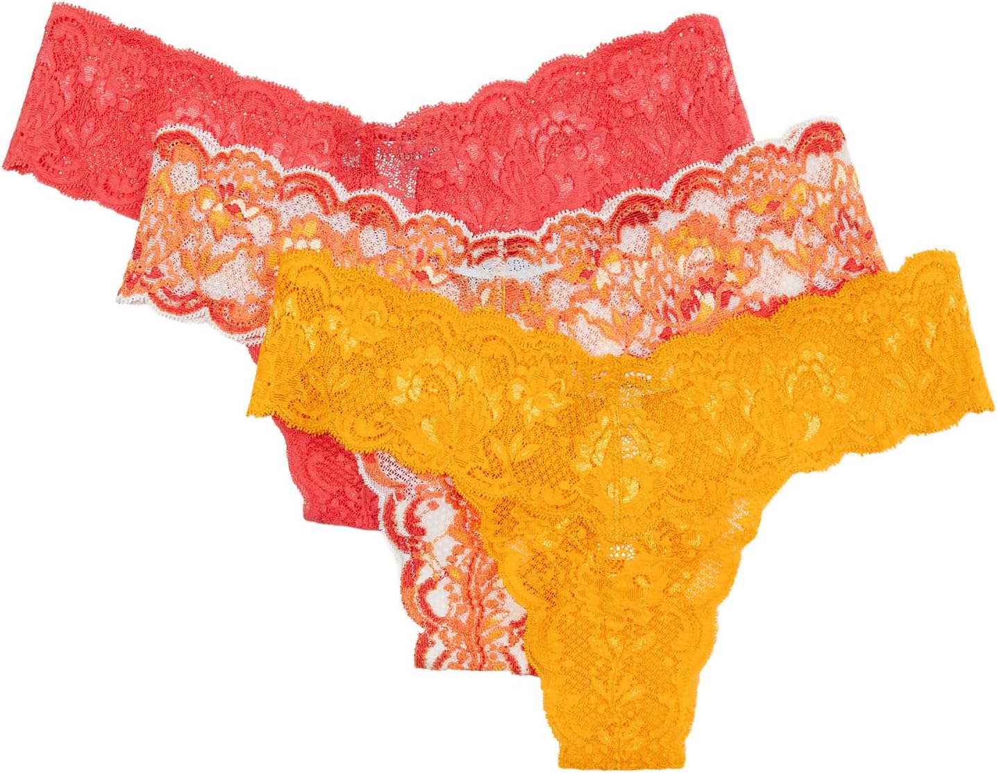 

Стринги Cosabella Never Say Never Solid Print Mix Cutie Thong 3-Pack, цвет Agrumi Moon Iv Ibisco Agrumi