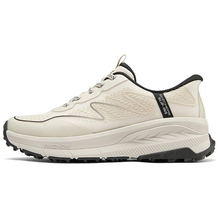 

Skechers Мужские кроссовки для походов на открытом воздухе с низким верхом, белые, черные