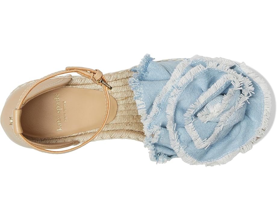 Туфли Kate Spade New York Flourish Denim Espadrille Wedge Sandal, цвет Denim/Walnut Shell — фото 2