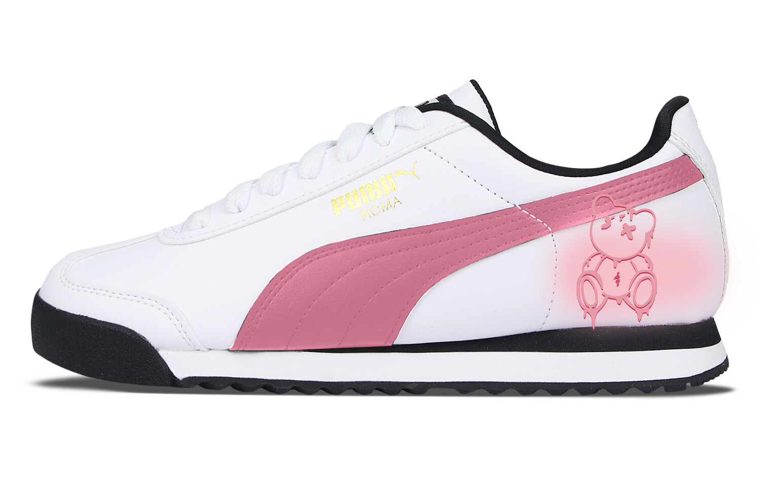 

Кроссовки Puma Roma Training Shoes Unisex Low-top Pink, белый