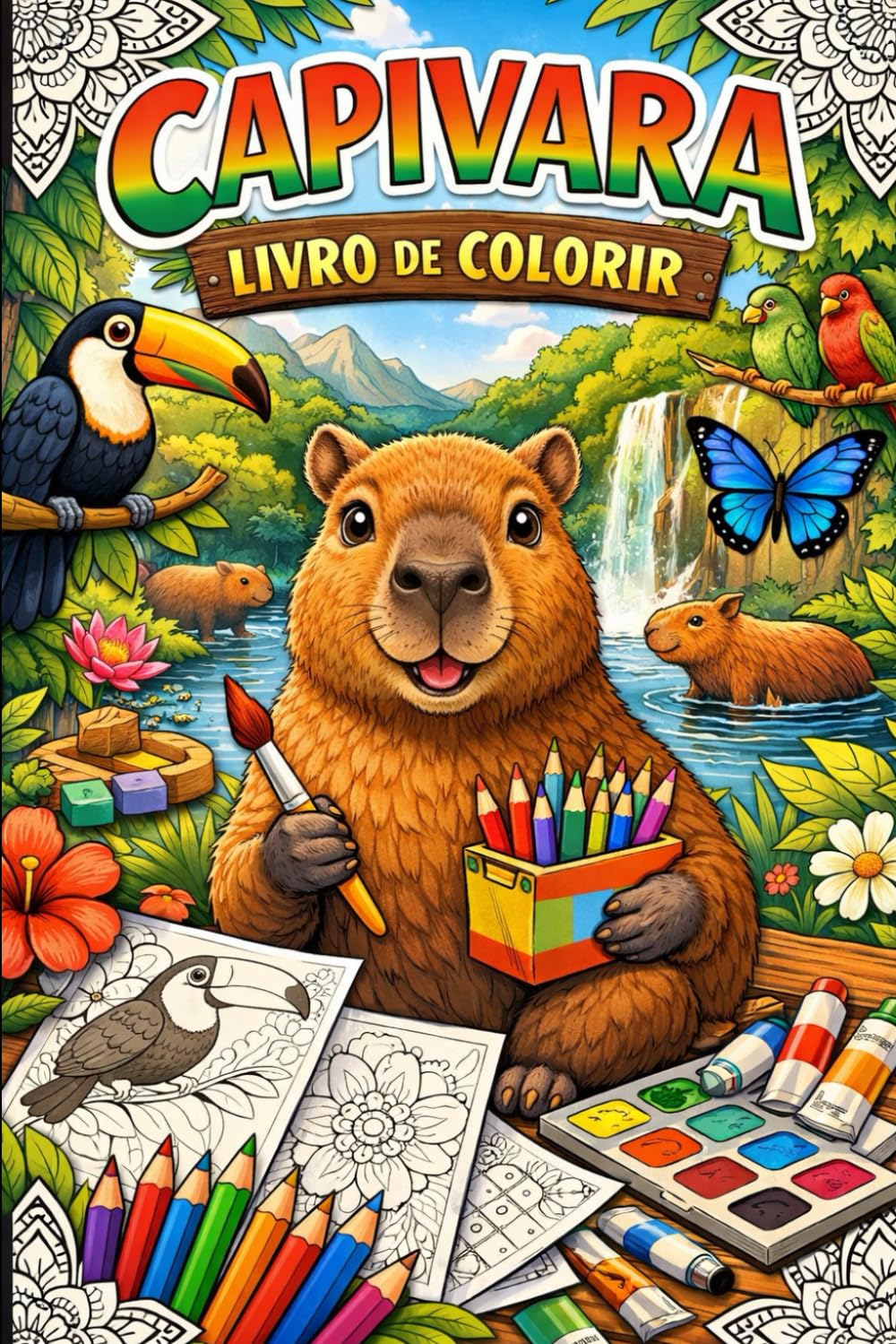 

CAPIVARA: LIVRO DE COLORIR (Portuguese Edition) (Independently published)