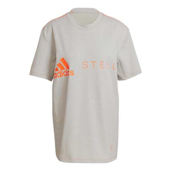 

Футболка от Stella McCartney логотип футболка Adidas, серый
