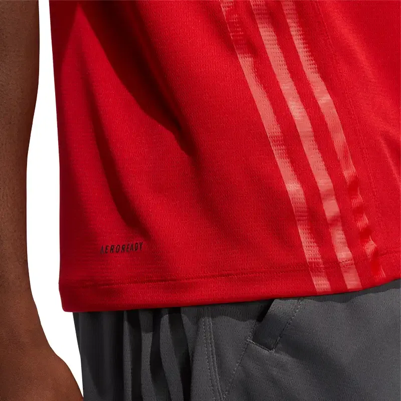 Футболка AEROREADY для мужчин Red Adidas — фото 4