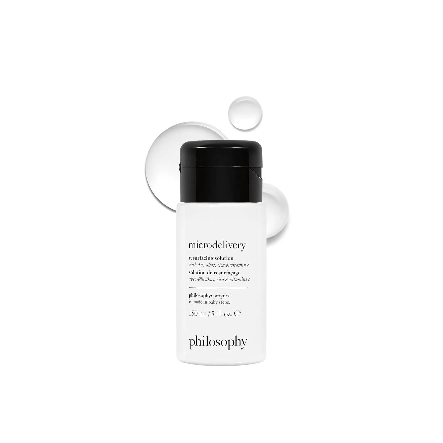 Пилинг Philosophy — Очищающее средство Microdelivery Resurfacing Solution с % AHA-кислот, центеллой азиатской, 140 мл