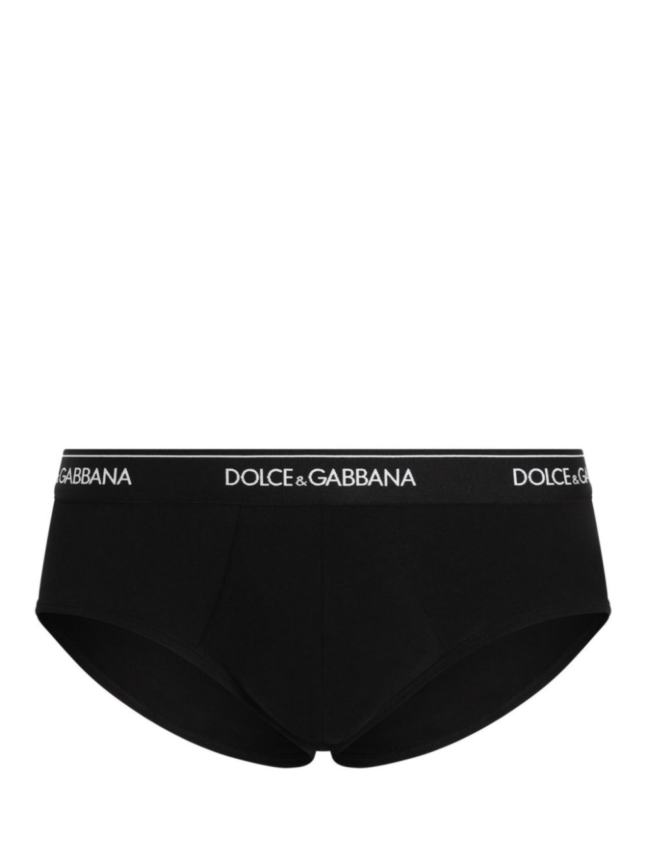 Комплект мужских трусов-брифов Dolce & Gabbana Brando, 3 предмета, черный/серый/белый — фото 4