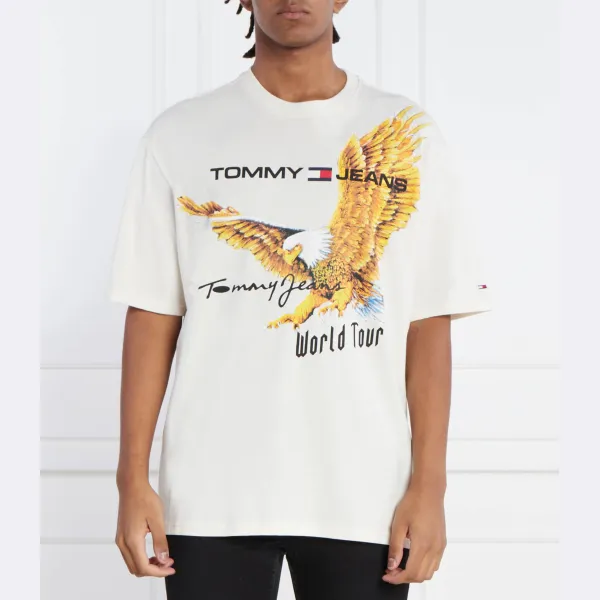 

Футболка свободного кроя Tommy Hilfiger, бежевый
