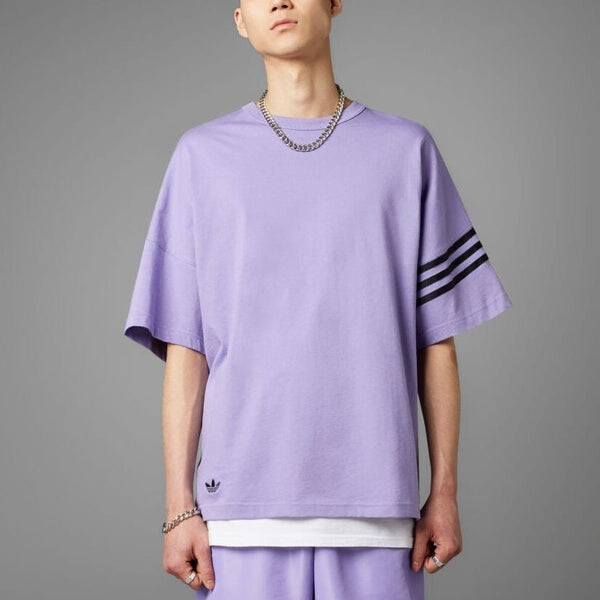 Футболка оригиналы adicolor neuclassics tee Adidas, сиреневый — фото 2
