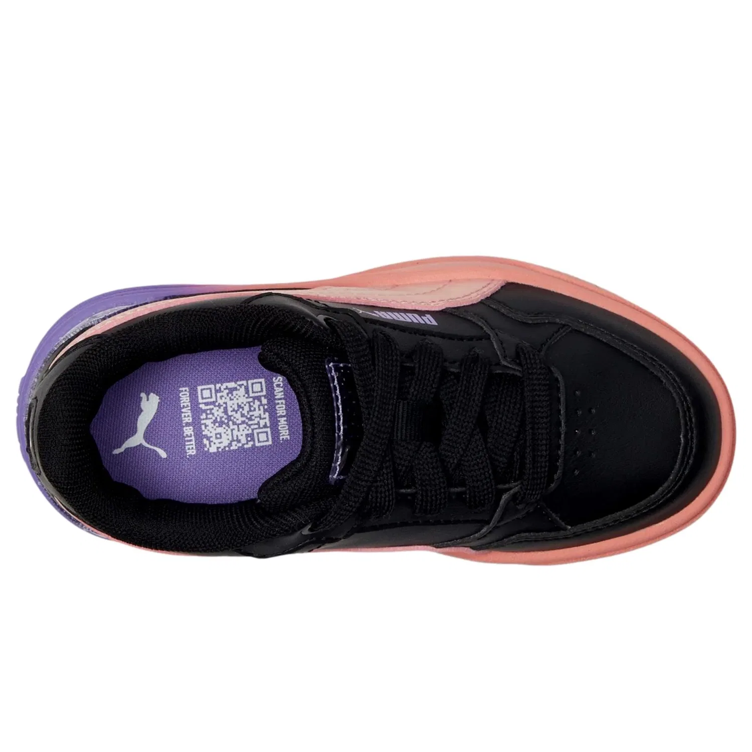Puma Karmen lI IdoI Puma Black/Pink Fruit/Lavender AIert 400606-02 Pre-School — фото 2