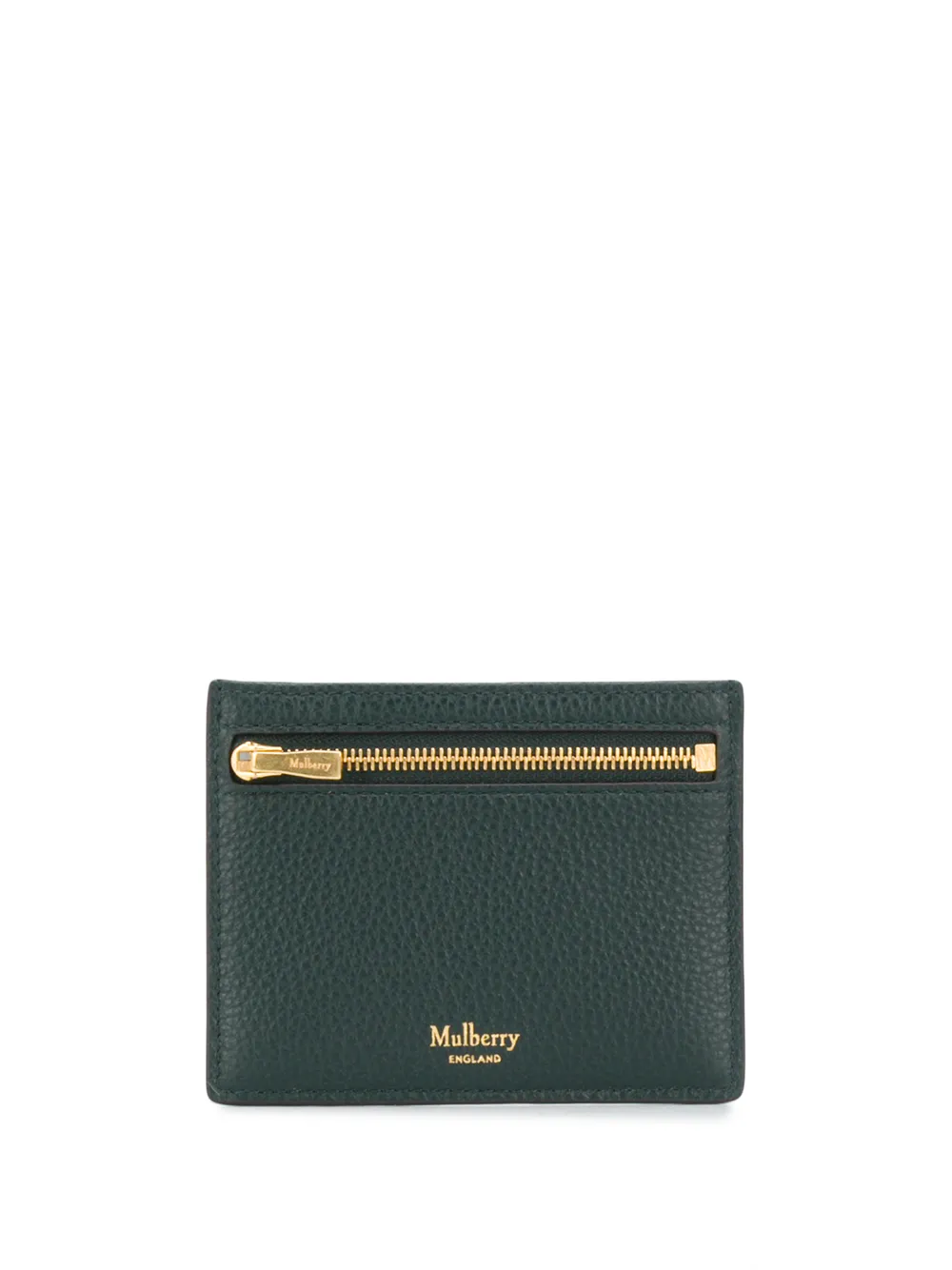 

Компактный картхолдер с логотипом Mulberry, зеленый