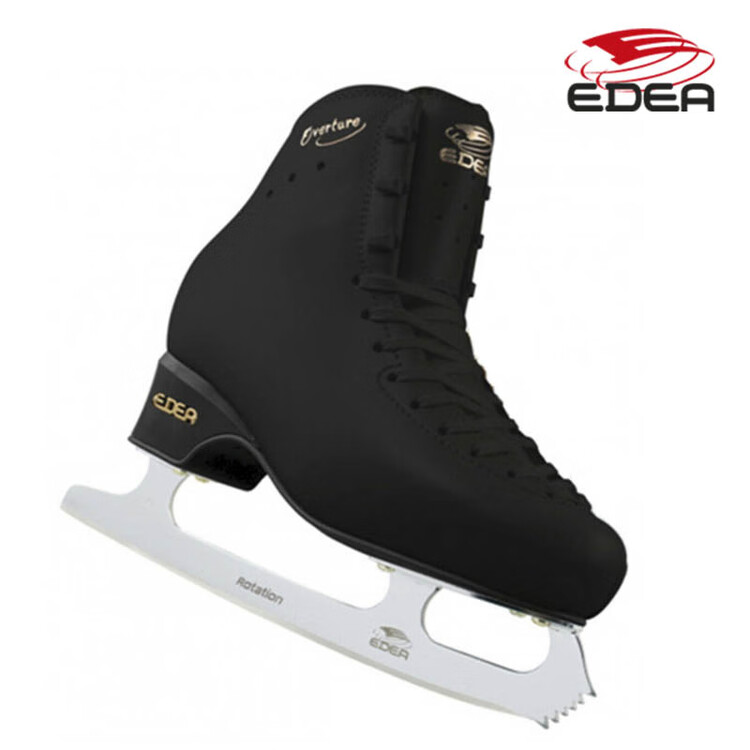 

EDEA Коньки Ice Skates Three-Star Overture, фигурные коньки для детей, профессиональные коньки для женщин и мужчин, черный, размер 33220 [длина стельки 21 см], универсальный размер