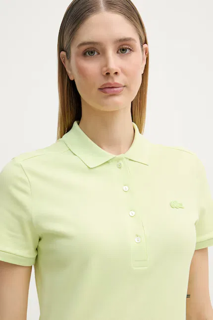 Платье мини Lacoste, зеленое — фото 4