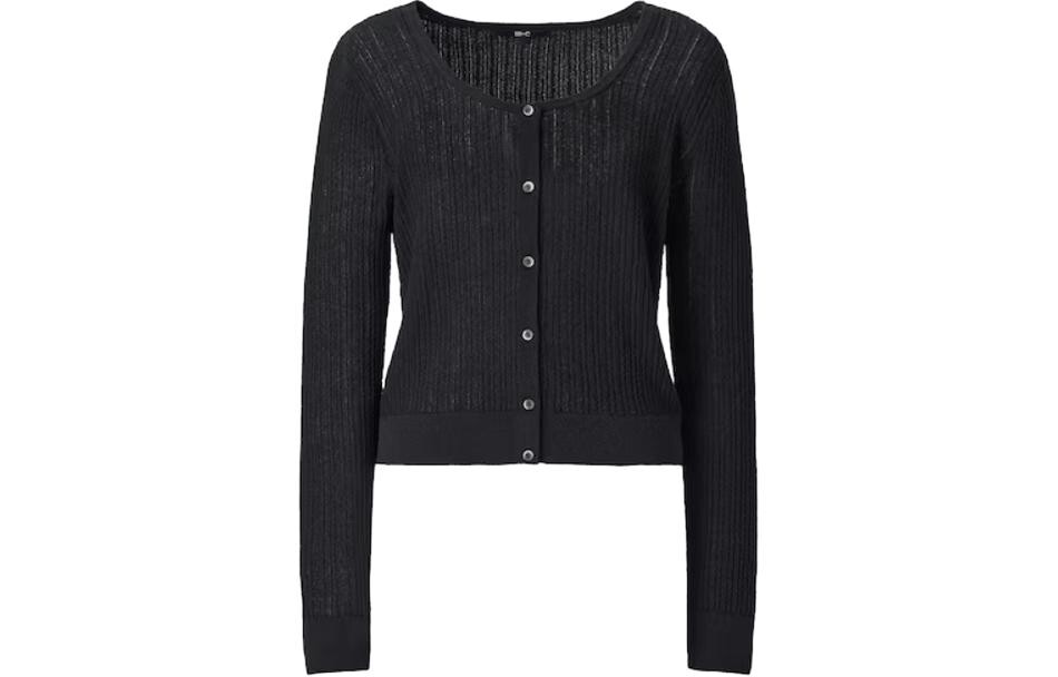 Кардиган Uniqlo, черный