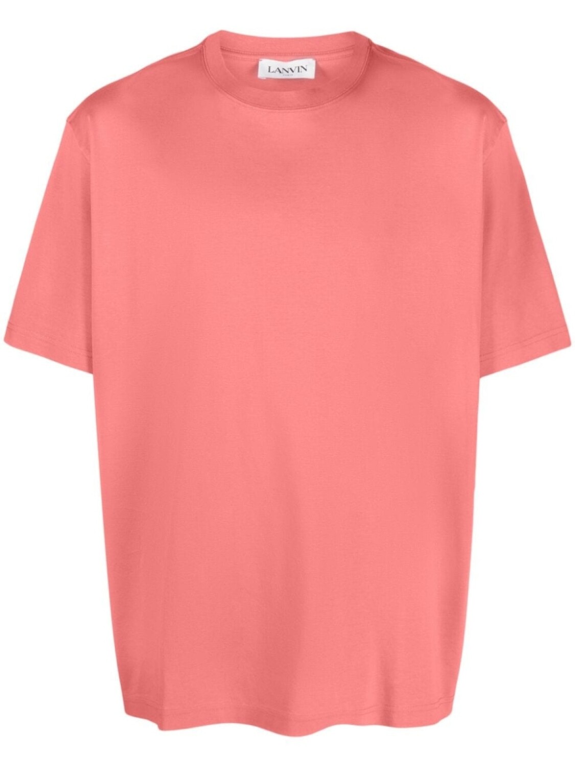 

Lanvin футболка с вышитым логотипом, розовый