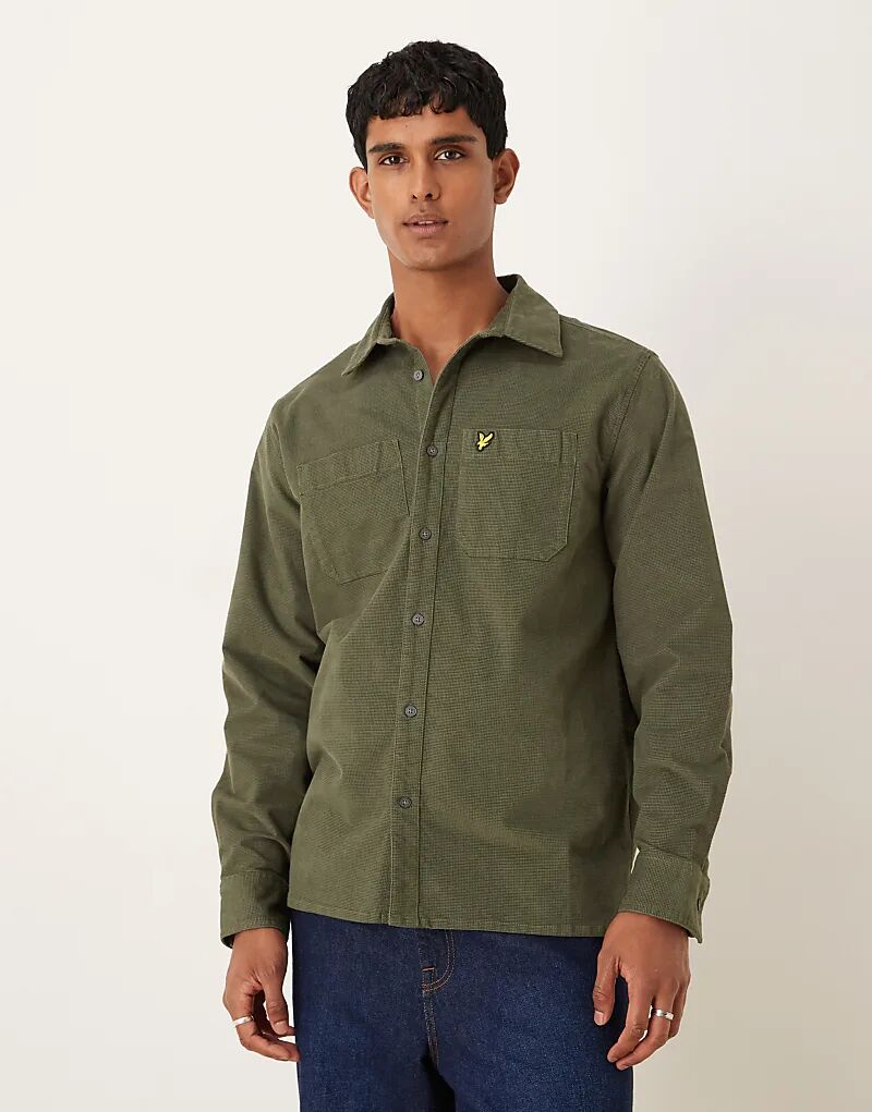 

Вельветовая рубашка Lyle & Scott в глубоких принтах