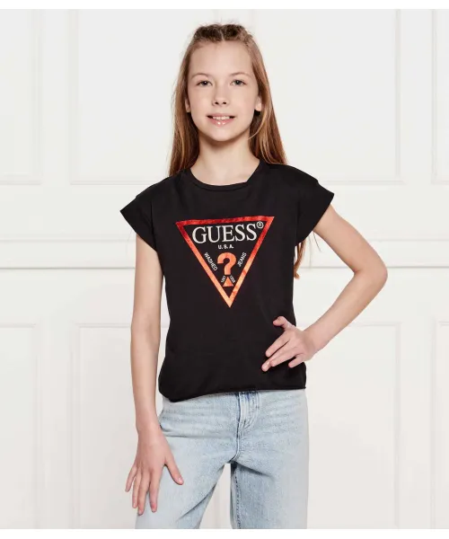 

Футболка Regular fit Guess, черный
