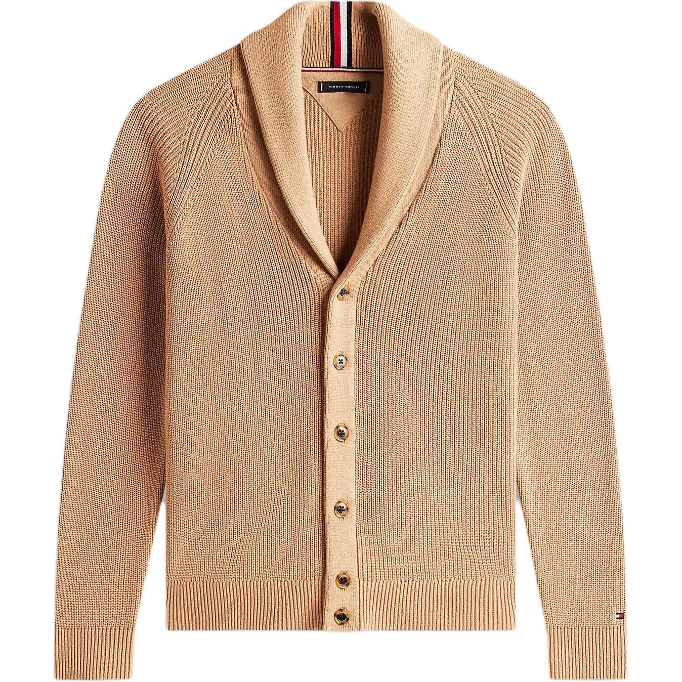 Кардиган мужской camel Moderate Tommy Hilfiger