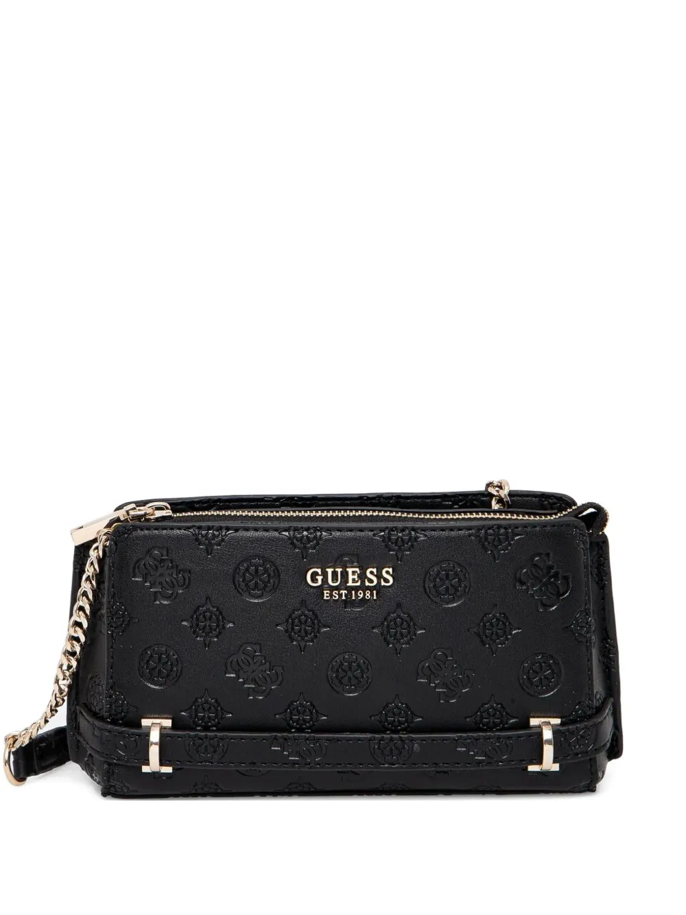 

Стеганая сумка через плечо с логотипом GUESS USA, черный