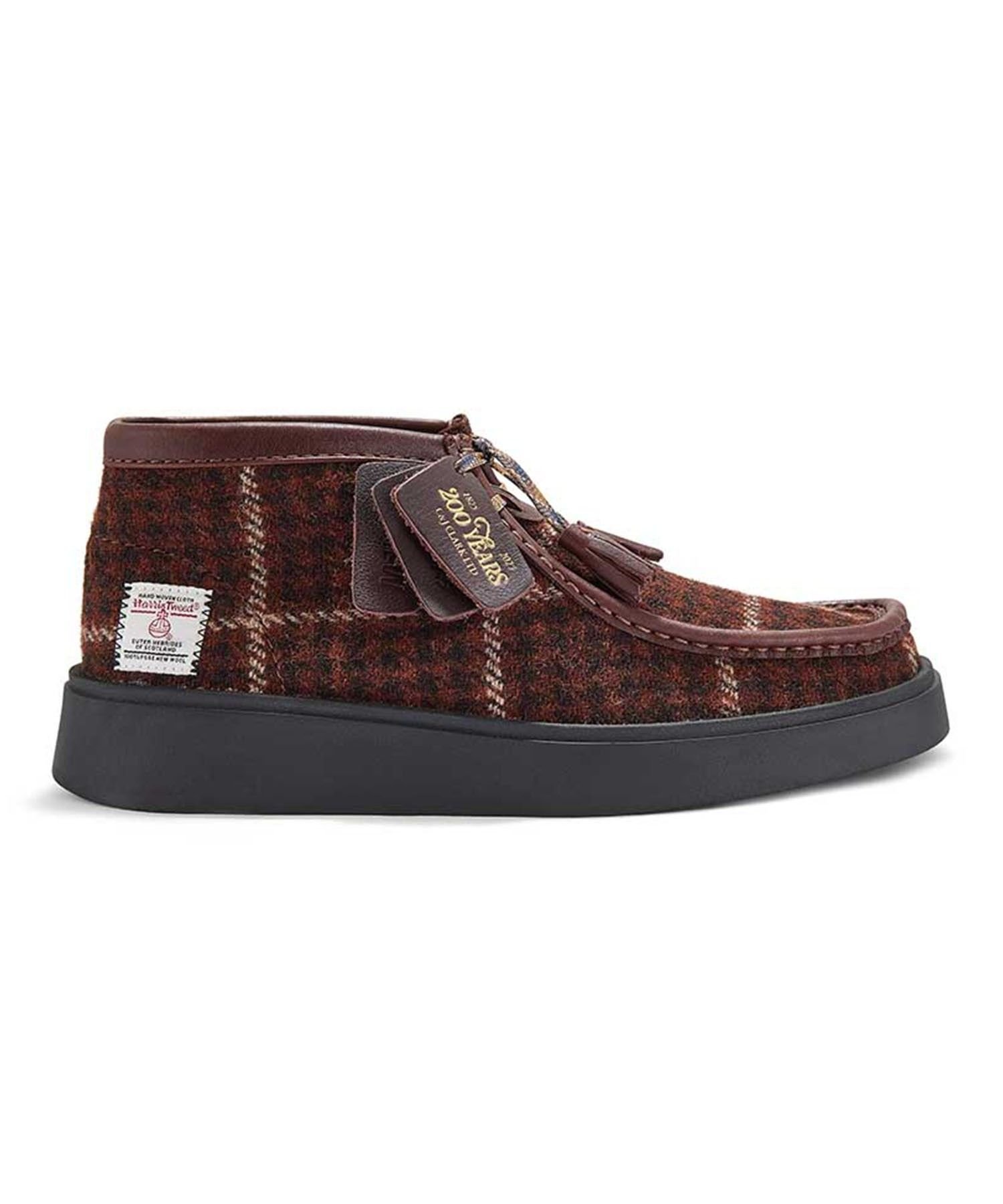 Повседневные туфли 832J Torview Hi бордового цвета Clarks, Burgundy