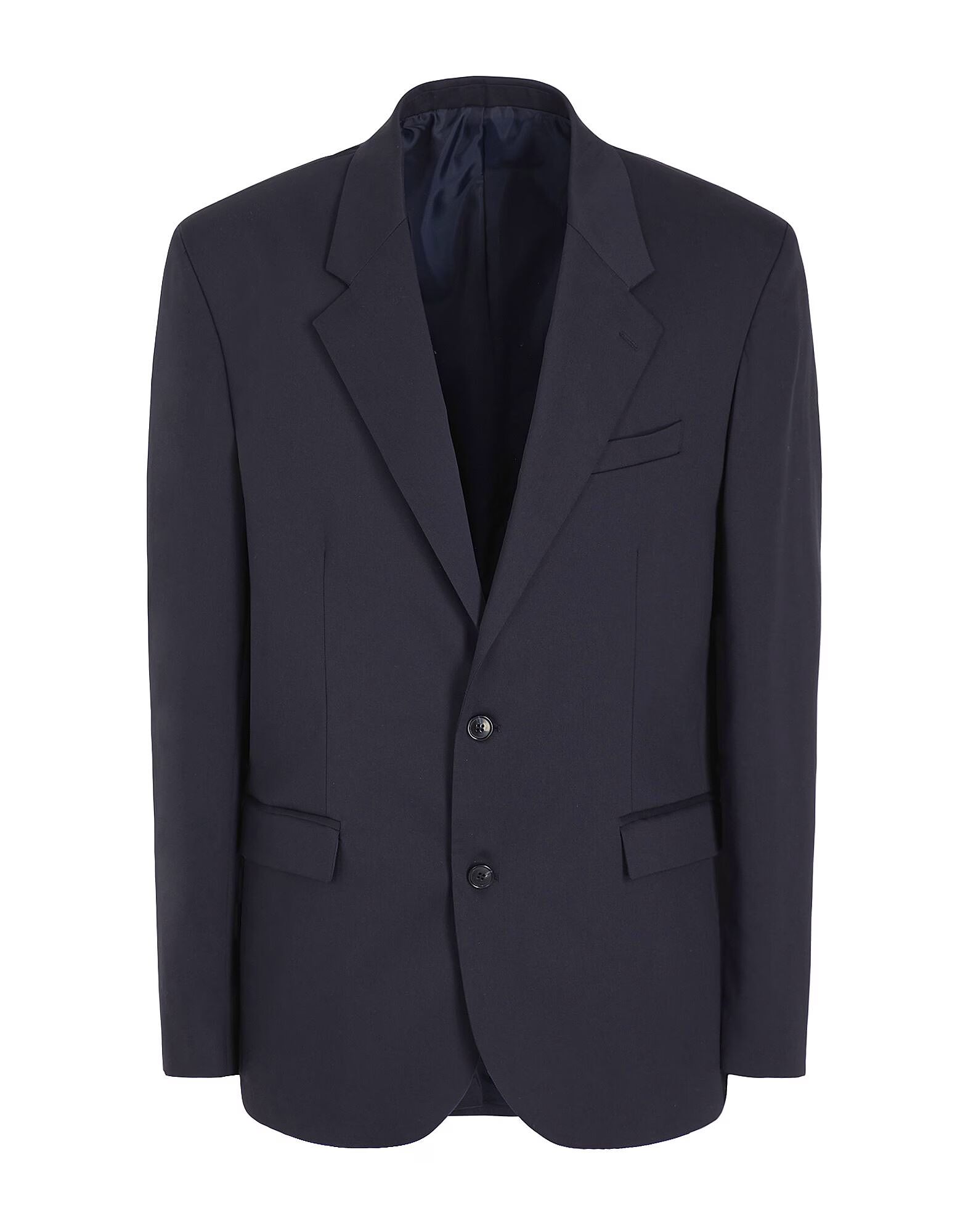 

Блейзер Cotton Blend Oversize Single-Breast Blazer 8 By Yoox, темно-синий