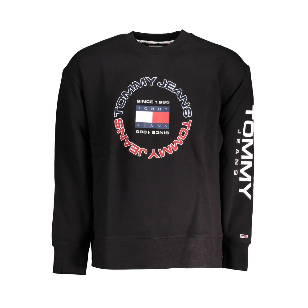 

Черный хлопковый мужской свитер Tommy Hilfiger